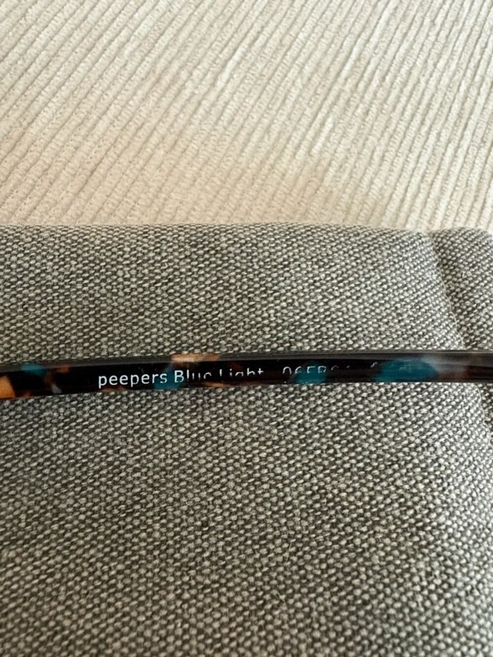 Peepers Blue Light blocking women’s Glasses Tortoise Orange Teal
